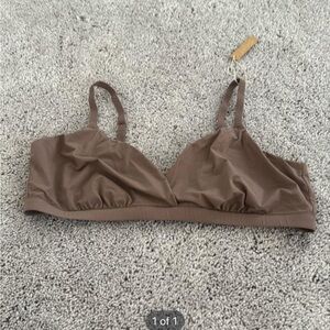 SKIMS Brown Wireless Bralette